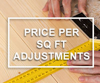 price per square foot adjustment