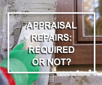 required home repairs from appraisal