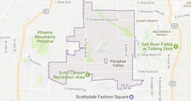 paradise valley appraisal service area