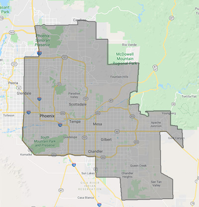 AZ home appraisal service areas