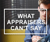 appraisers can't discuss the appraisal with homeowners